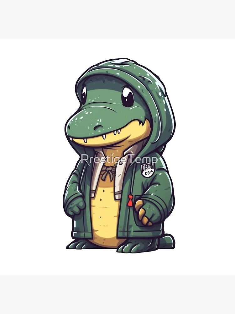 Cute Skateboarding Crocodile Illustration Anime Style Stock Vector (Royalty  Free) 2215528431 | Shutterstock