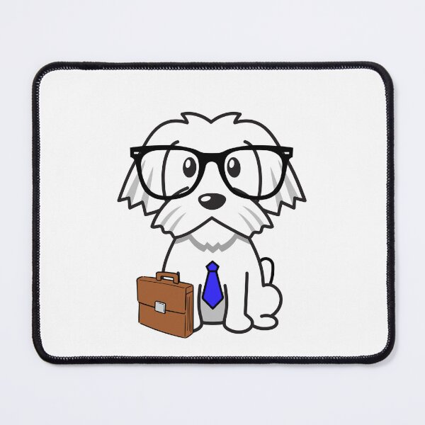 Item preview, Cute White Dog is off to work designed and sold by Pet Station.