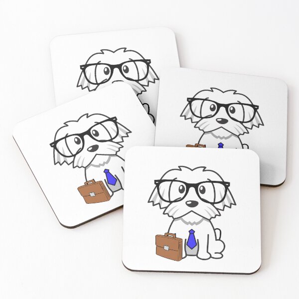 Item preview, Cute White Dog is off to work designed and sold by Pet Station.