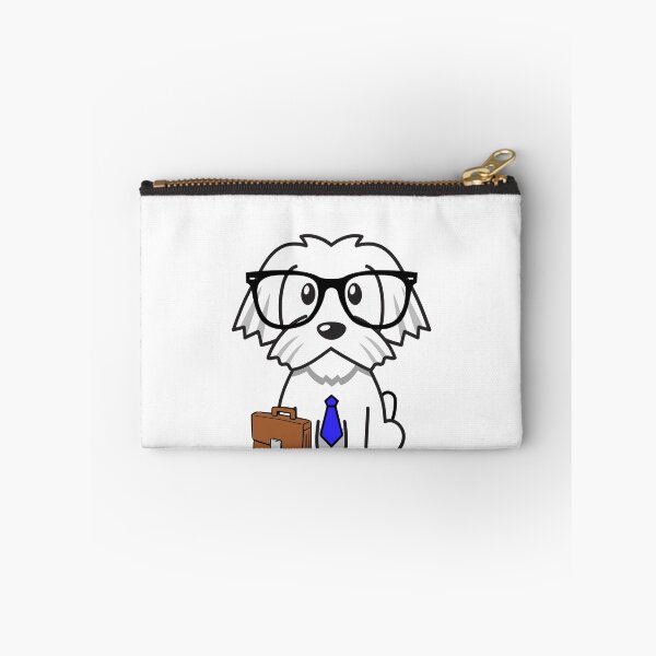 Item preview, Cute White Dog is off to work designed and sold by Pet Station.