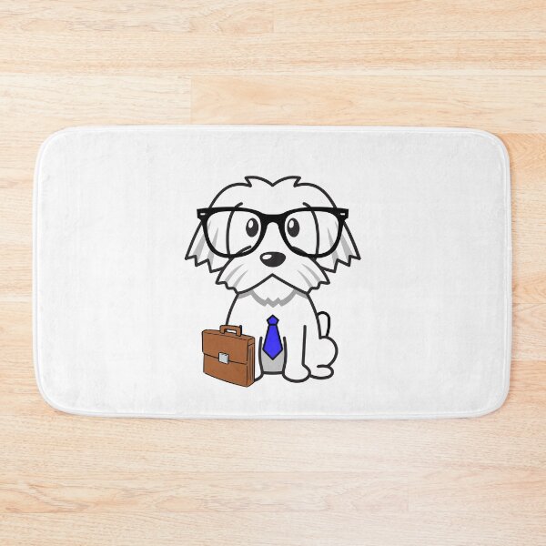 Item preview, Cute White Dog is off to work designed and sold by Pet Station.