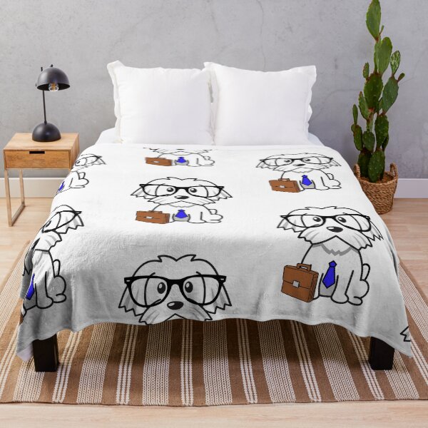 Item preview, Cute White Dog is off to work designed and sold by Pet Station.