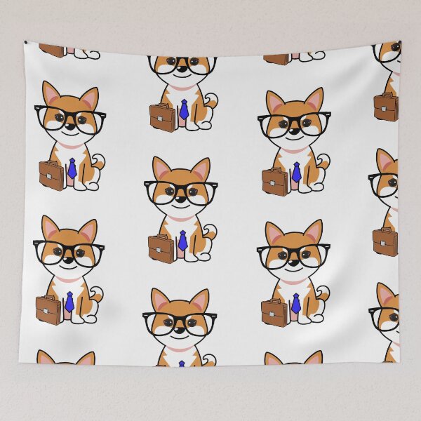 Item preview, Cute Orange Dog is off to work designed and sold by Pet Station.