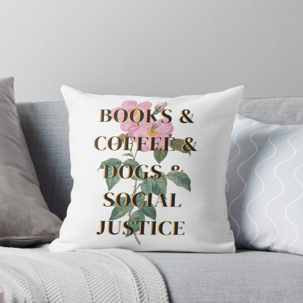 Item preview, Books and Coffee and Dogs and Social Justice designed and sold by Millusti.