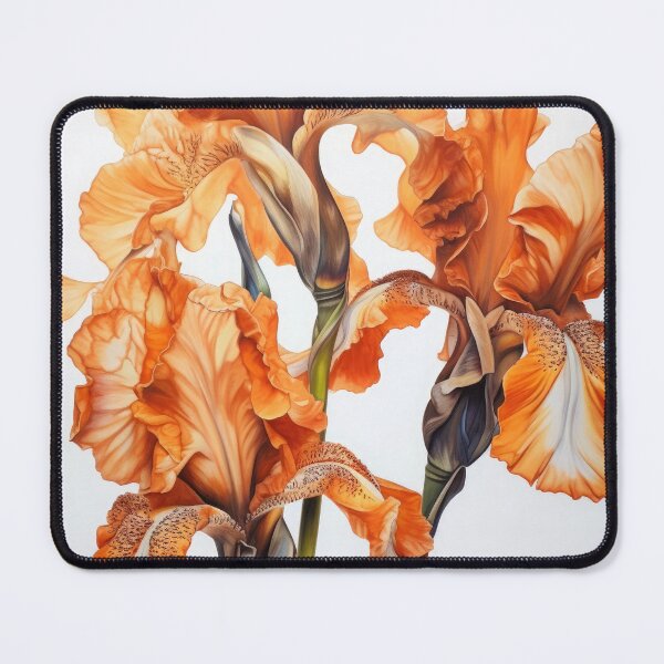 Artikelvorschau, Orange Irises  entworfen und verkauft von Vanover Designs.