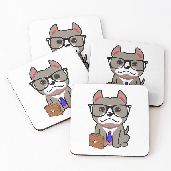 Item preview, Cute Grey Dog is off to work designed and sold by Pet Station.