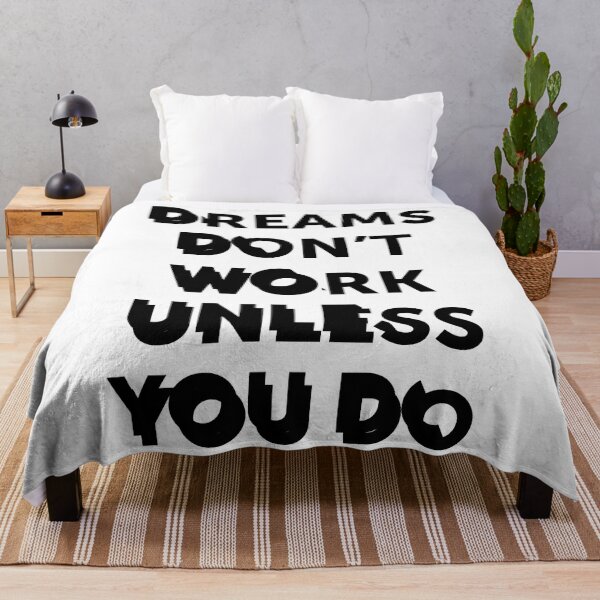 Item preview, Dreams don't work unless you do | quote designed and sold by My Stato.