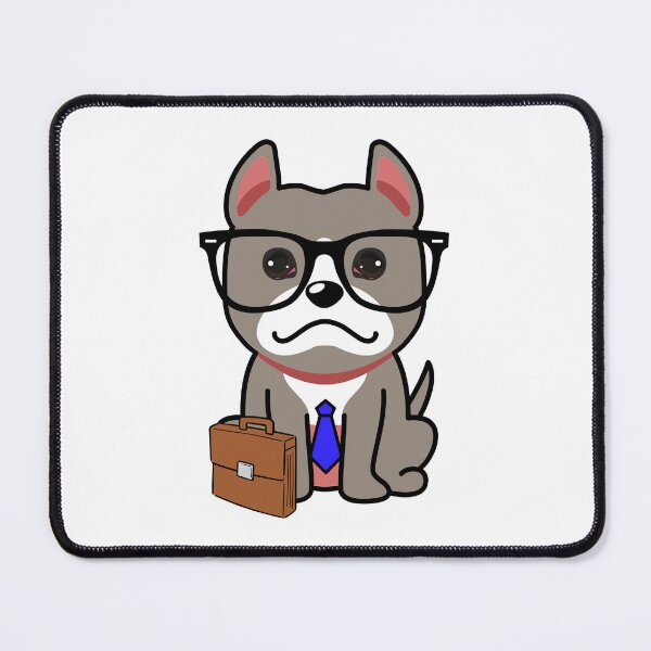 Item preview, Cute Grey Dog is off to work designed and sold by Pet Station.