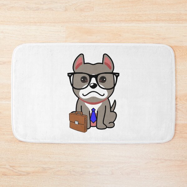 Item preview, Cute Grey Dog is off to work designed and sold by Pet Station.