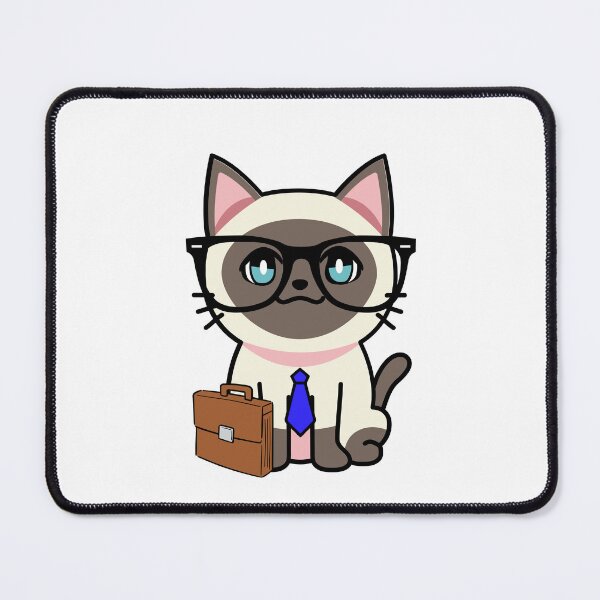 Item preview, Cute Siamese Cat is off to work designed and sold by Pet Station.