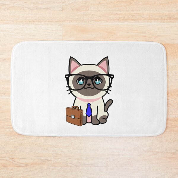 Item preview, Cute Siamese Cat is off to work designed and sold by Pet Station.