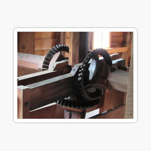 Three Gears at Yates Mill Sticker