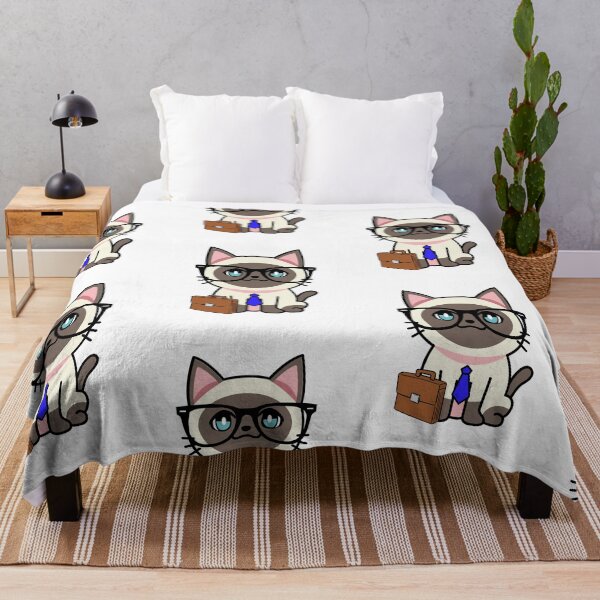 Item preview, Cute Siamese Cat is off to work designed and sold by Pet Station.