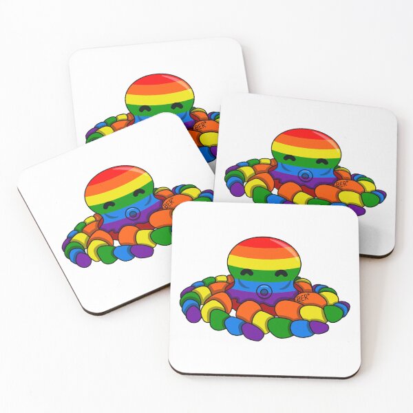Item preview, Rainbow Pride Fidget Octopus  designed and sold by SentABear.