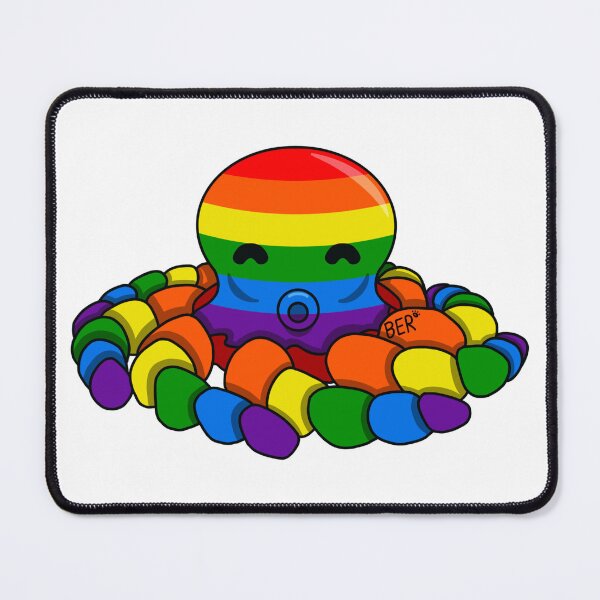Item preview, Rainbow Pride Fidget Octopus  designed and sold by SentABear.