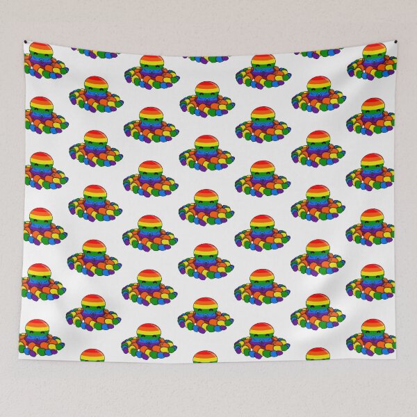Item preview, Rainbow Pride Fidget Octopus  designed and sold by SentABear.