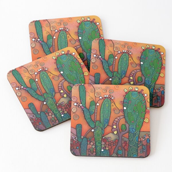 Aperçu de l'œuvre Champ de Cactus créée et vendue par Colin Bentham.