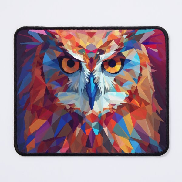 Item preview,  Colorful Owl Polygonal Art | Owl Lovers designed and sold by JFFStore.