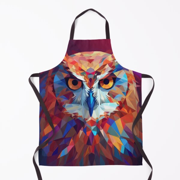 Item preview, Colorful Owl Polygonal Art | Owl Lovers designed and sold by JFFStore.