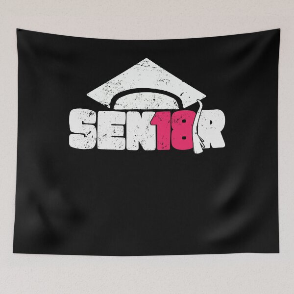Item preview, Senior 2018 (SEN18R) Graduation Cap Cute designed and sold by 14thFloor.