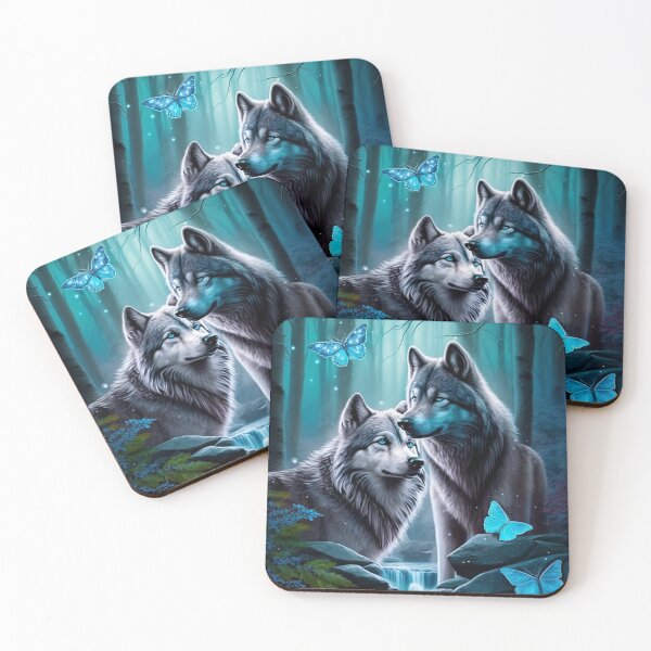 Item preview, Luminous Wolfdogs designed and sold by Nocturne  Paws.