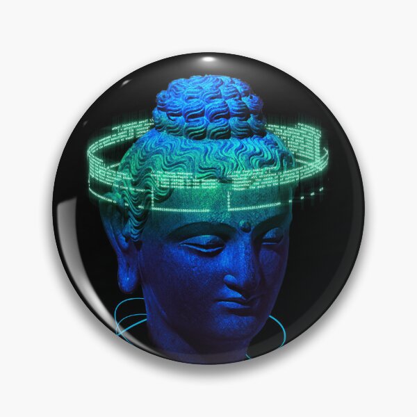 Item preview, buddha sculpture futuristic designed and sold by Blue Bouy.