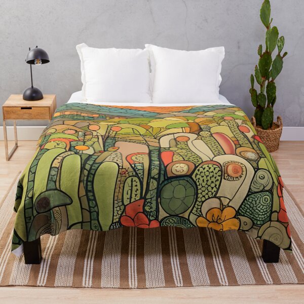 Aperçu de l'œuvre Champ de Cactus créée et vendue par Colin Bentham.