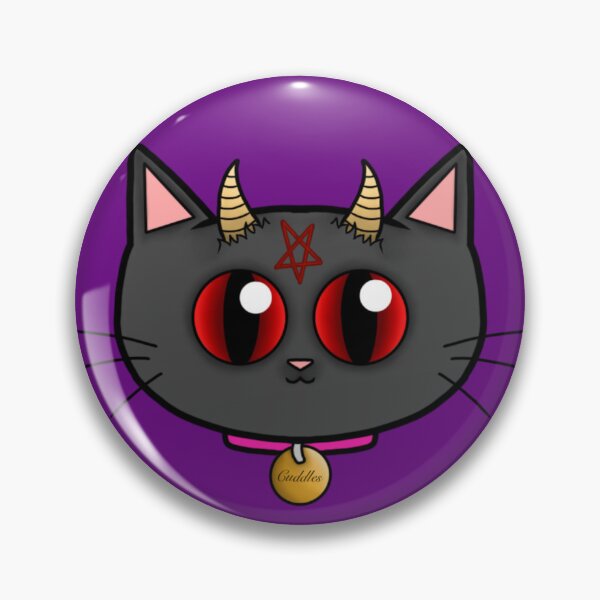 Item preview, Cuddles the evil kitty  designed and sold by DoodlepoodleSJ.