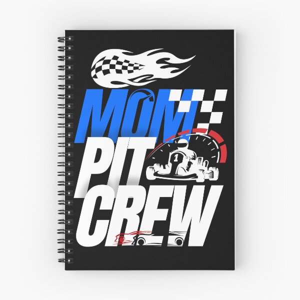 Item preview, Racing Mom Pit Crew Gift Race Car Birthday Party Racing Family-Pit Crew Racing Blue White Mommy designed and sold by LittleZea.