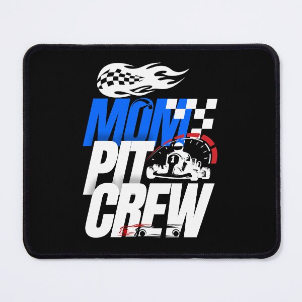 Item preview, Racing Mom Pit Crew Gift Race Car Birthday Party Racing Family-Pit Crew Racing Blue White Mommy designed and sold by LittleZea.