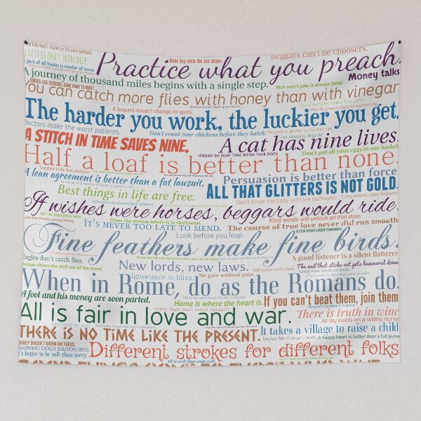 Item preview, Proverbs designed and sold by Montage-Madness.