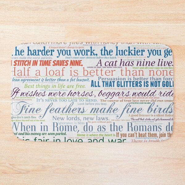 Item preview, Proverbs designed and sold by Montage-Madness.