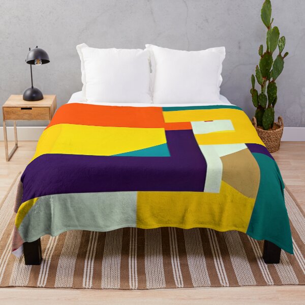 Item preview, Rectangular Abstract Multi Color Shapes designed and sold by deniselynnimage.