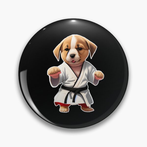 Item preview, DOG KNOWS KARATE designed and sold by w1ckerman.