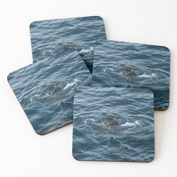 Item preview, whirlpool at the surface of blue water with foam designed and sold by Missingdeer.
