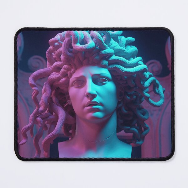 Item preview, Neon Serpents: A Vaporwave Homage to Medusa designed and sold by Mullet Monkey.