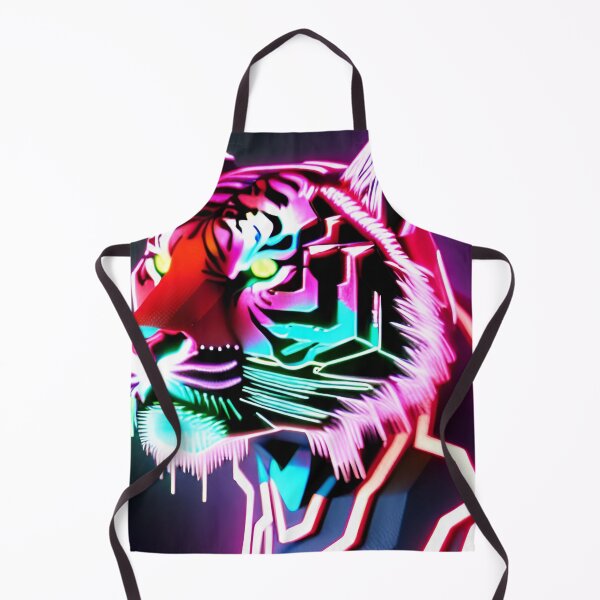 Item preview, Trippy Psychedelic Neon Tigers 14 designed and sold by Benito Del Ray.