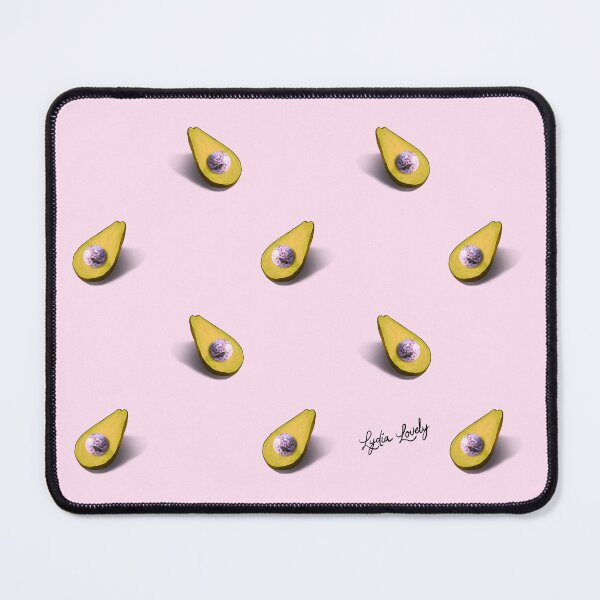 Item preview, Disco avocado pastel pink- pink background designed and sold by Studio Lydia Lovely.