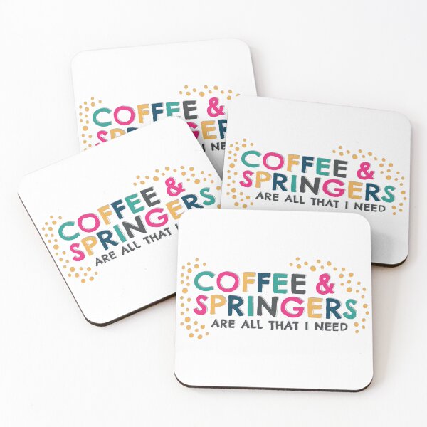 Item preview, Coffee & Springers designed and sold by ekheart.