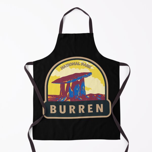 Item preview, Burren National Park Ireland Retro designed and sold by KrisSidDesigns.