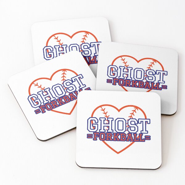 Item preview, Ghost Forkball Love Heart-Formed Baseball Design for Sports Enthusiasts designed and sold by ElLocoMus.