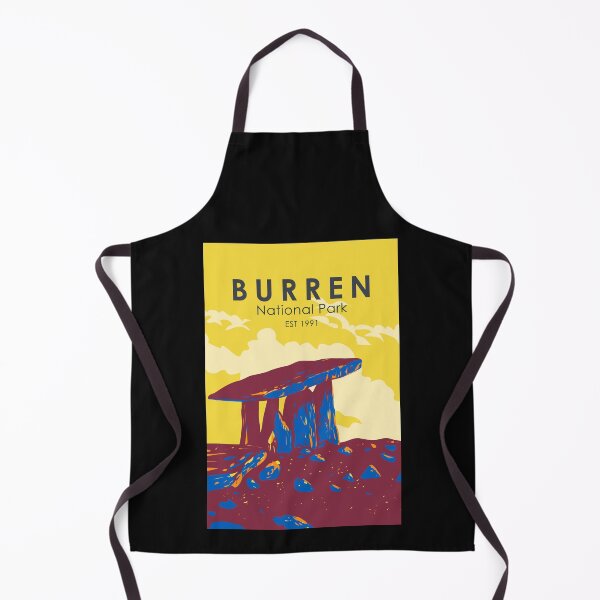 Item preview, Burren National Park Ireland Travel Art Vintage designed and sold by KrisSidDesigns.