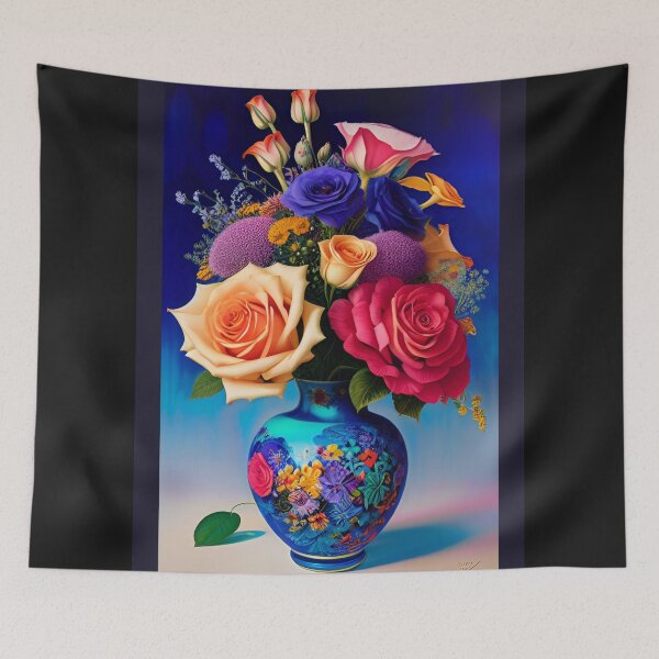 Item preview, Roses in Vase Modern Art by CallisC Arts  designed and sold by CallisC-Arts.