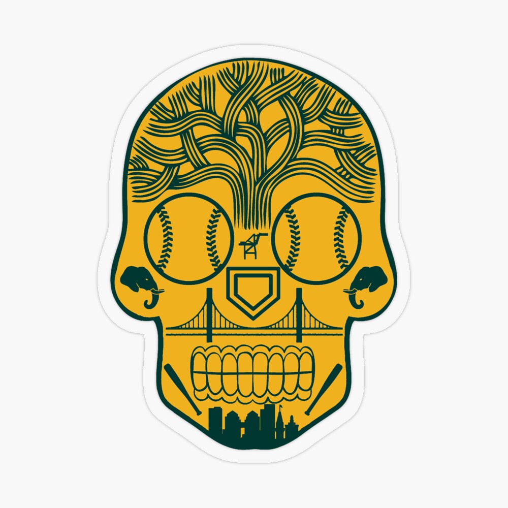 Oakland Sugar Skull Essential T-Shirt for Sale by StickyHenderson