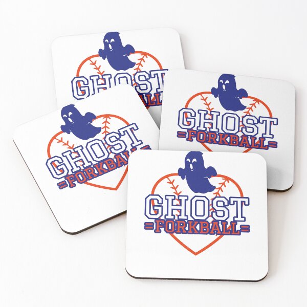 Item preview, Ghost Forkball Love Heart-Formed Baseball Design for Sports Enthusiasts designed and sold by ElLocoMus.