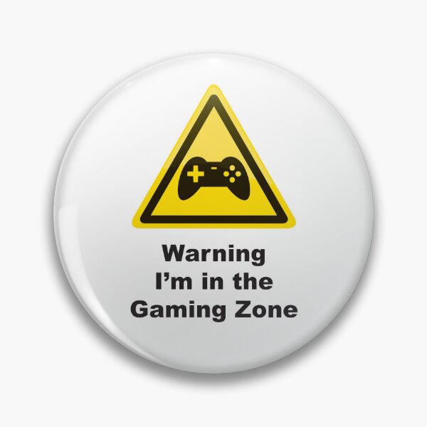 Item preview, Warning I'm in the Gaming Zone designed and sold by key-creations.