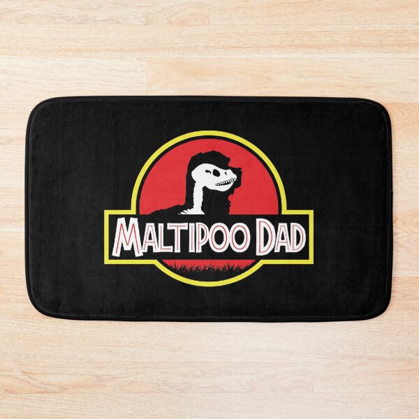 Item preview, (For Dark Background) Jurassic Maltipoo Dad designed and sold by More Cute Dogs.