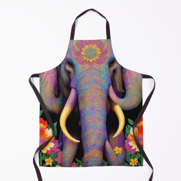 Item preview, Trippy Elephant and Flowers DMT Hippie Style designed and sold by Aaron2610.