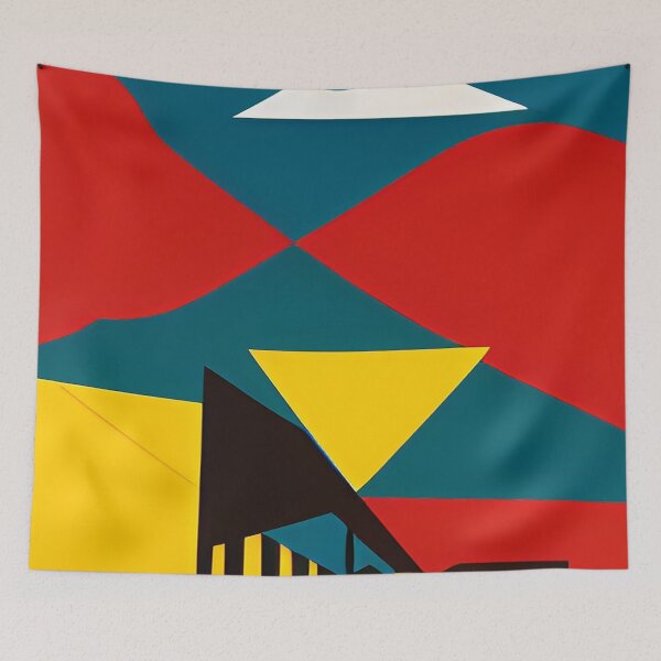 Item preview, Tent Camping in Wilderness Abstract designed and sold by deniselynnimage.