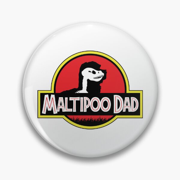 Item preview, (For Bright Background) Jurassic Maltipoo Dad designed and sold by More Cute Dogs.